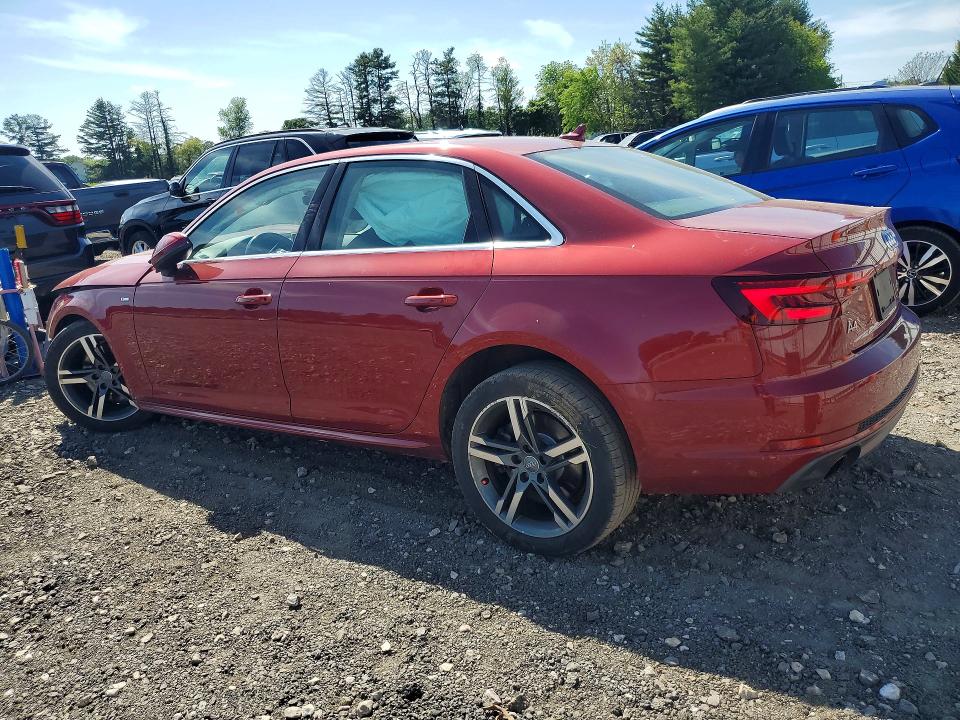 2018 Audi A4 VIN WAUENAF41JN016264 COPART salvage auction — FRONT END, MD - CERT OF SALVAGE > 75% DAMAGE, sold $675 on 2026-07-27 (photo 2)