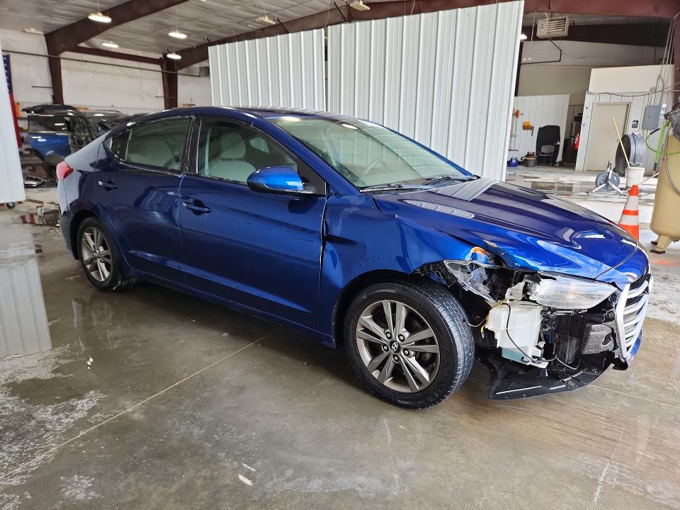 2018 Hyundai Elantra VIN 5NPD84LF9JH351947 COPART salvage auction — FRONT END, Mo - Cert Of Title-Repossessed, sold $1,950 on 2026-07-23 (photo 4)