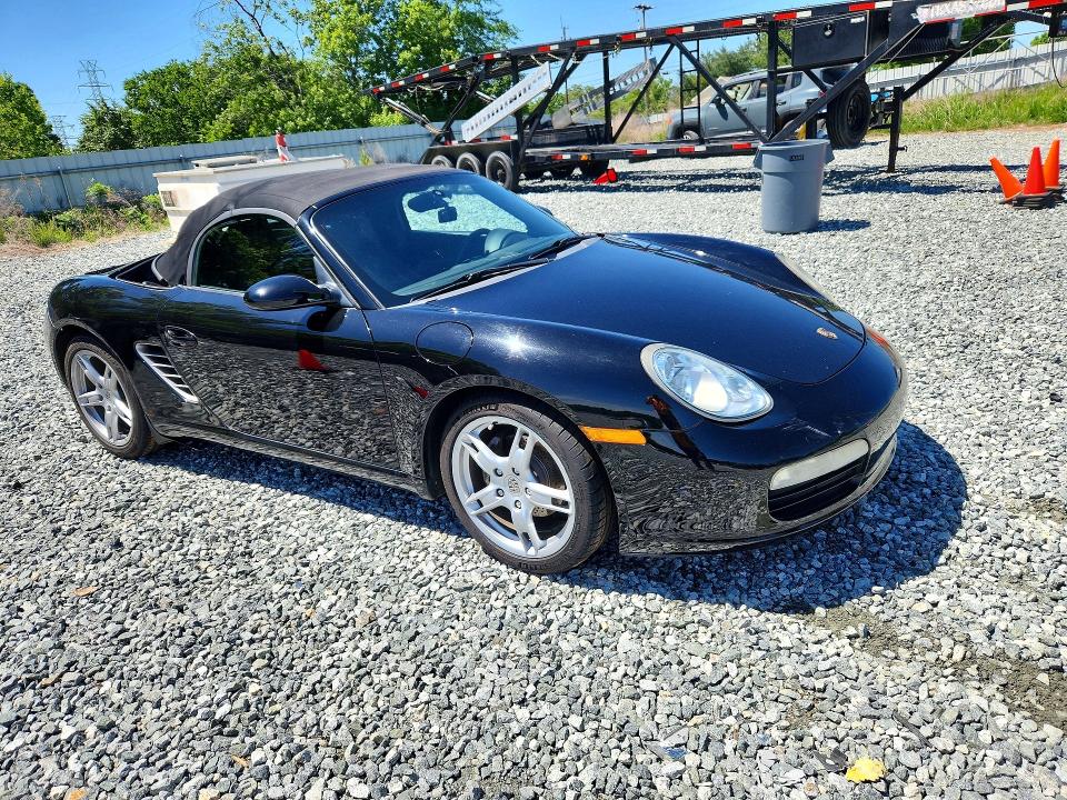 2005 Porsche Boxster VIN WP0CA29885U712531 COPART salvage auction — FRONT END, Nc - Salvage Certificate Of Title, sold $3,700 on 2026-07-15 (photo 4)