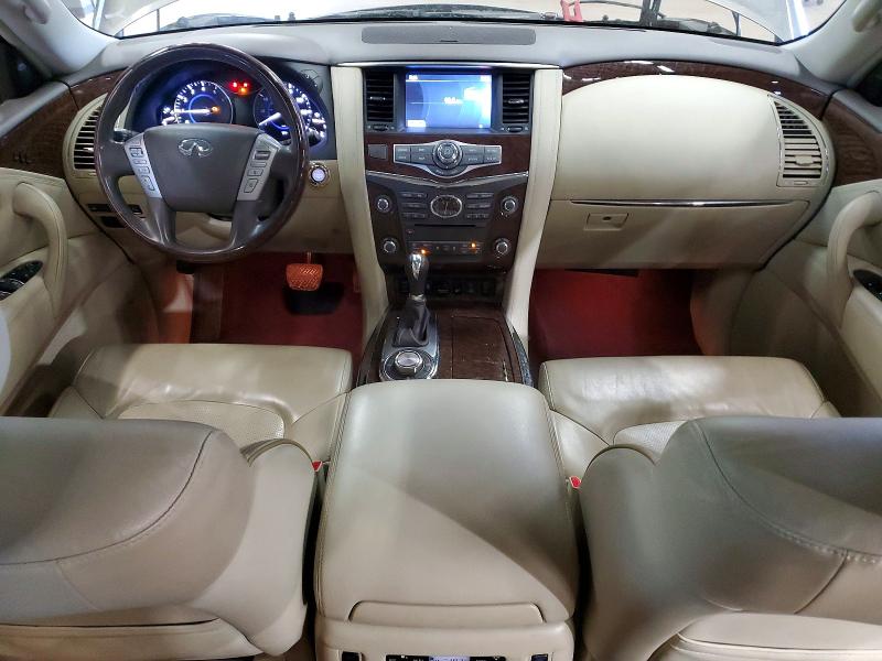 2017 Infiniti Qx80 VIN JN8AZ2NC4H9431283 COPART salvage auction — UNDERCARRIAGE, Ct - Certificate Of Title, sold $6,300 on 2026-07-21 (photo 8)