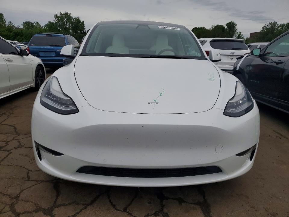 2021 Tesla Model y VIN 5YJYGDEE4MF121051 COPART salvage auction — SIDE, Ct - Cert Of Title-Salvage, sold $5,400 on 2026-07-21 (photo 5)