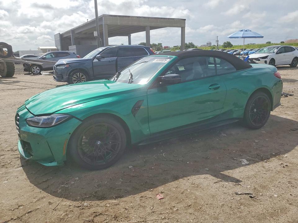 2026 BMW M4 VIN WBS43BA03TCX36347 COPART salvage auction — FRONT END, Fl - Cert Of Title Slvg Rebuildable, sold $46,250 on 2026-07-09 (photo 1)