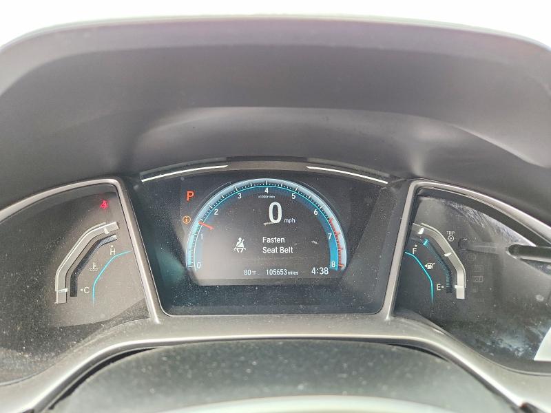2019 Honda Civic VIN JHMFC1F34KX007857 COPART salvage auction — HAIL, TX - CERTIFICATE OF TITLE, sold $7,600 on 2026-08-25 (photo 9)