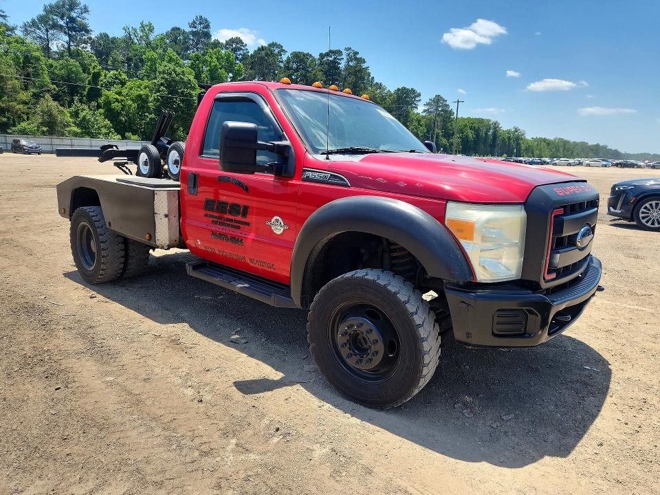 2014 Ford F-550 super duty VIN 1FDUF5HTXEEA13811 COPART salvage auction — SIDE, La - Certificate Of Title, sold $12,100 on 2026-07-13 (photo 4)