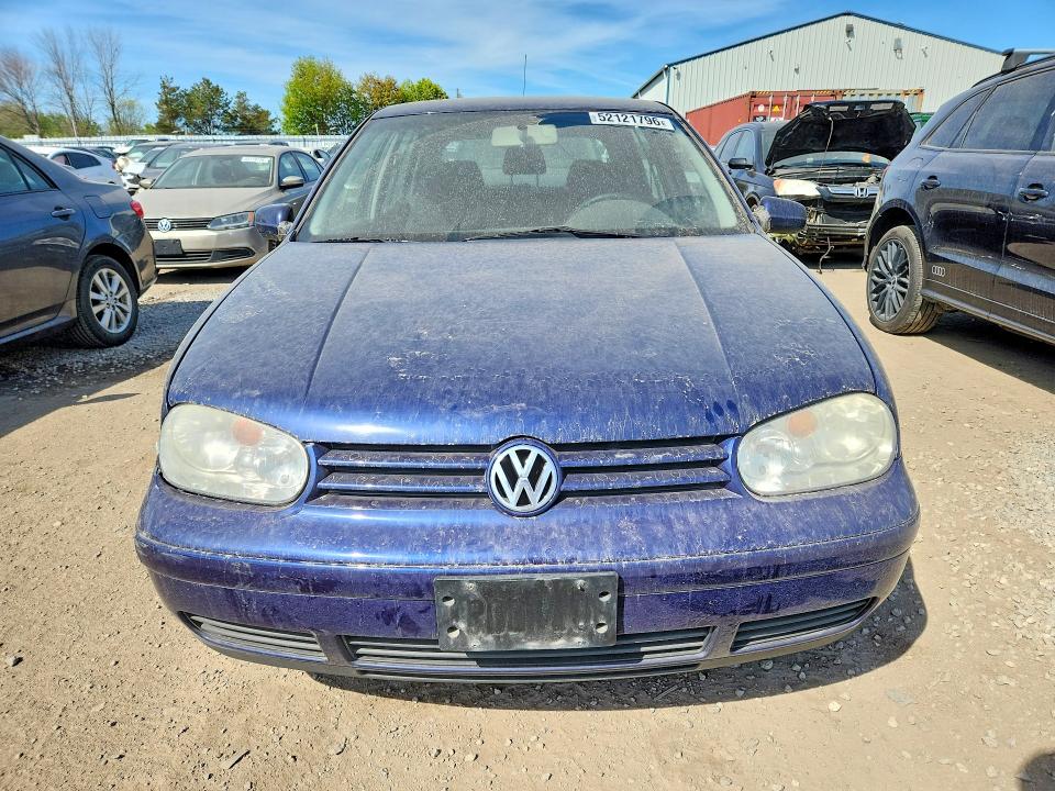 2003 Volkswagen Golf VIN 9BWGP21J734064715 COPART salvage auction — FRONT END, On - Permit No Brand - Unfit, sold $1,300 on 2026-07-09 (photo 5)