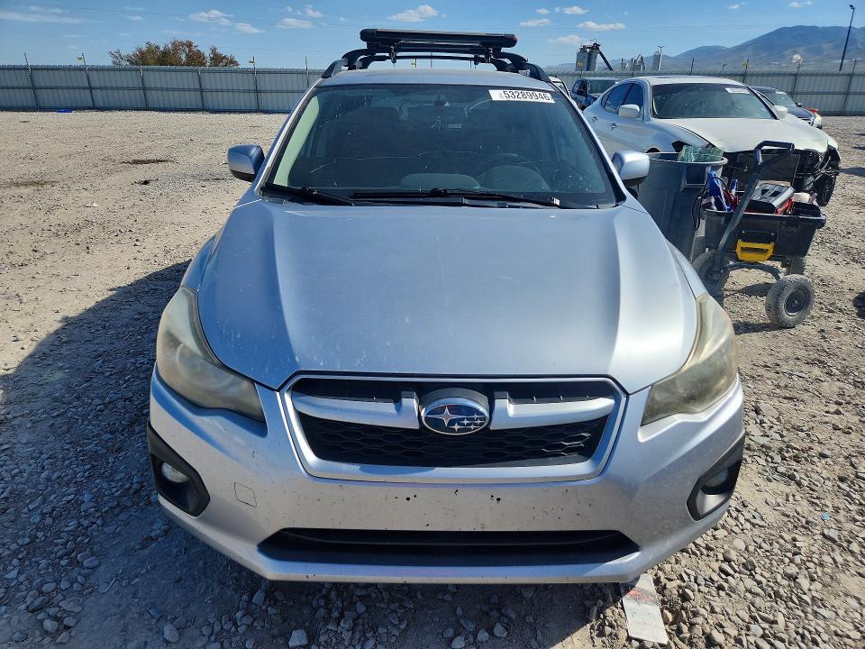 2012 Subaru Impreza VIN JF1GPAL60CG221468 COPART salvage auction — REAR END, Ut - Salvage Certificate, sold $600 on 2026-07-10 (photo 5)