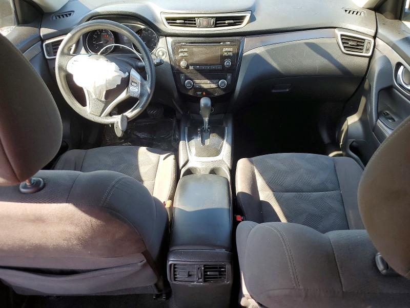 2016 Nissan Rogue VIN KNMAT2MV6GP698659 COPART salvage auction — FRONT END, Il - Salvage Certificate, sold $1,450 on 2026-07-31 (photo 8)