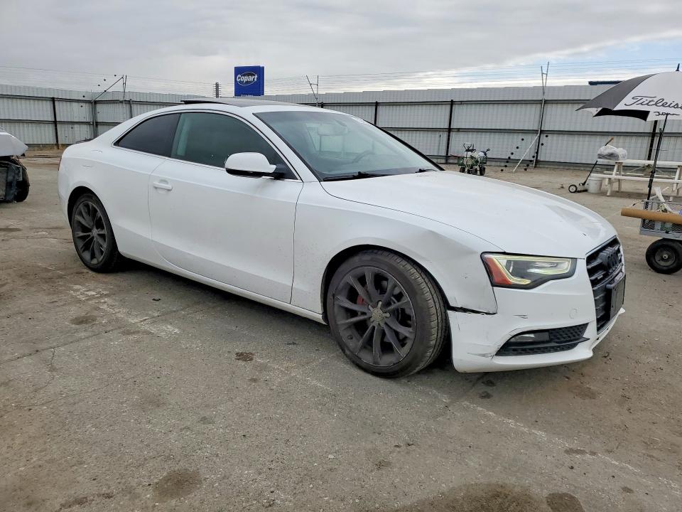 2014 Audi A5 VIN WAUCFAFR5EA021528 COPART salvage auction — FRONT END, Ca - Salvage Certificate, sold $1,050 on 2026-07-06 (photo 4)