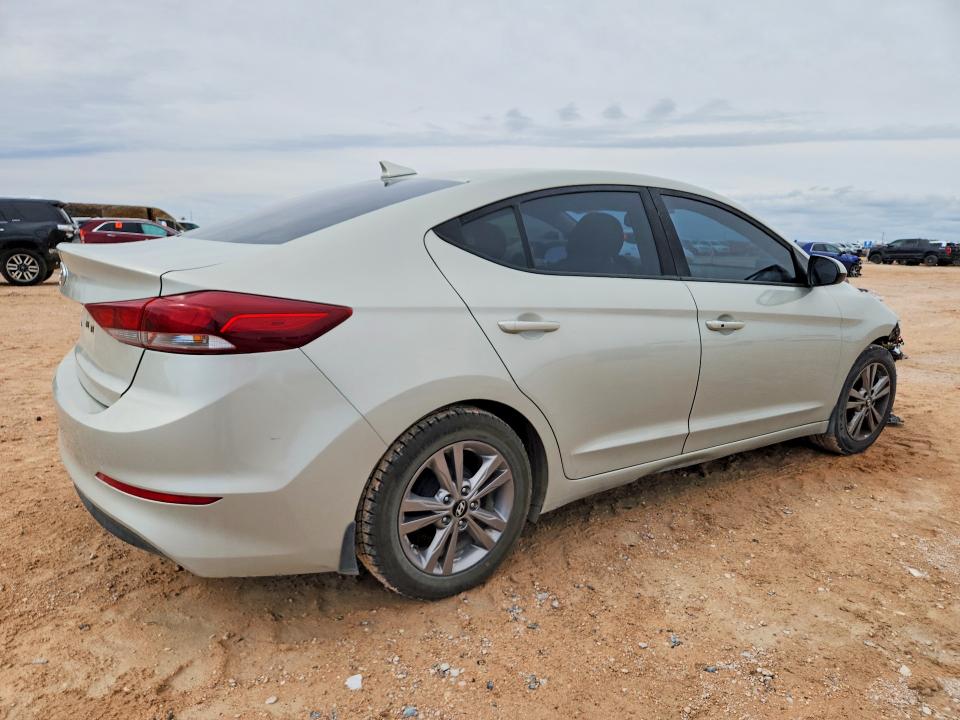 2017 Hyundai Elantra VIN KMHD84LF3HU430087 COPART salvage auction — FRONT END, Nm - Cert Of Title-Salvage, sold $20 on 2026-07-29 (photo 3)