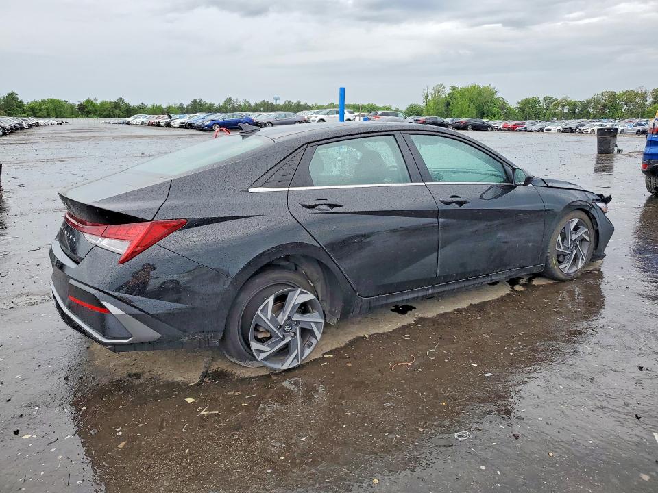 2025 Hyundai Elantra VIN KMHLS4DGXSU856905 COPART salvage auction — FRONT END, Va - Cert Of Title - Salvage, sold $4,100 on 2026-07-22 (photo 3)