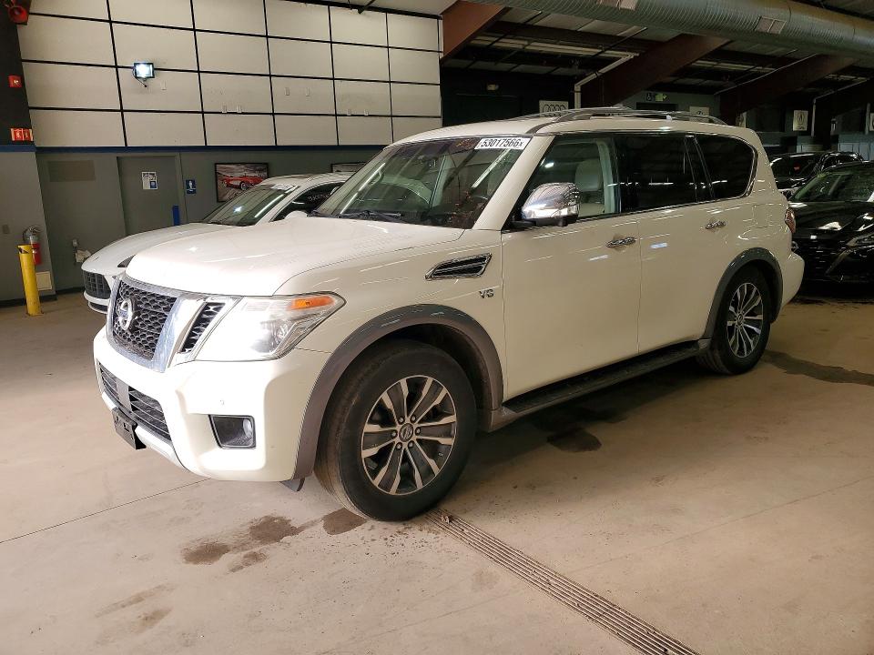 2017 Nissan Armada VIN JN8AY2NC8H9505226 COPART salvage auction — MINOR DENT/SCRATCHES, Ny - Certificate Of Title, sold $6,000 on 2026-07-02 (photo 1)