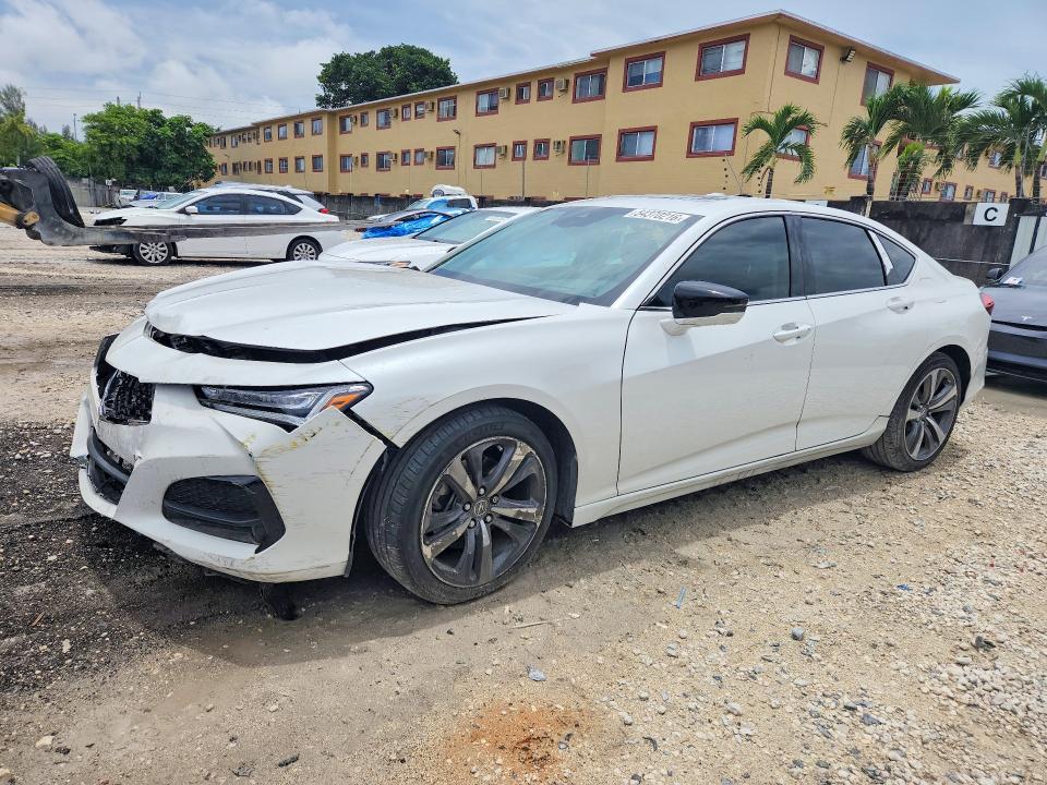 2021 Acura Tlx VIN 19UUB6F67MA004395 COPART salvage auction — FRONT END, Fl - Cert Of Title Slvg Rebuildable, sold $1,250 on 2026-07-31 (photo 1)