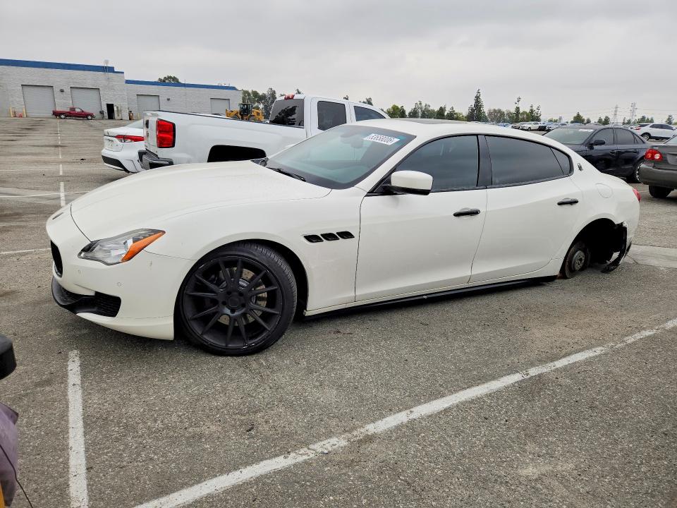 2016 Maserati Quattroporte VIN ZAM56RPA3G1184356 COPART salvage auction — REAR END, Ca - Salvage Certificate, sold $2,950 on 2026-07-02 (photo 1)