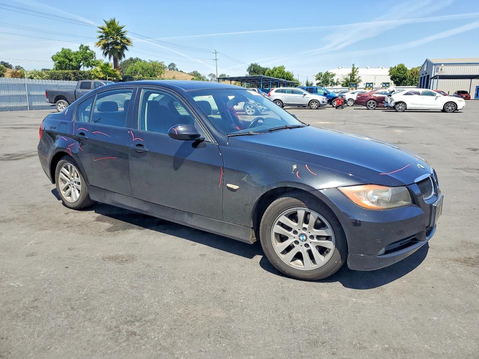 2007 BMW 3 series VIN WBAVC53577FZ70708 COPART salvage auction — FRONT END, Ca - Salvage Certificate, sold $525 on 2026-07-14 (photo 4)
