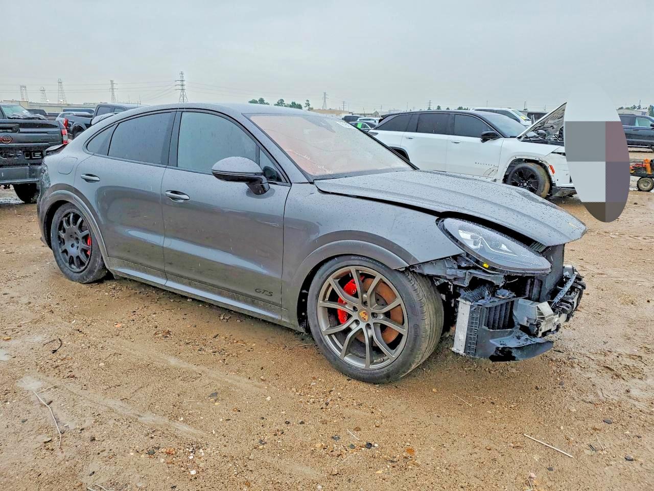 2023 Porsche Cayenne coupe VIN WP1BG2AY5PDA33226 COPART salvage auction — Front End, FL - CERTIFICATE OF DESTRUCTION, sold $28,750 on 2026-07-02 (photo 4)