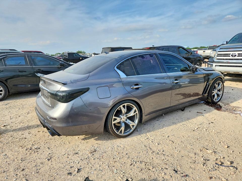 2016 Infiniti Q50 VIN JN1EV7AP2GM300429 COPART salvage auction — FRONT END, Tx - Salvage Vehicle Title, sold $500 on 2026-07-16 (photo 3)