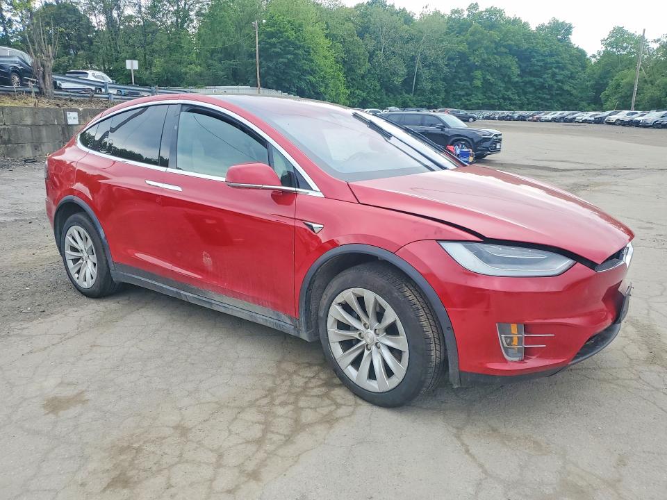 2020 Tesla Model x VIN 5YJXCBE28LF298315 COPART salvage auction — REAR END, Nj - Cert Of Title-Salvage, sold $7,800 on 2026-07-30 (photo 4)