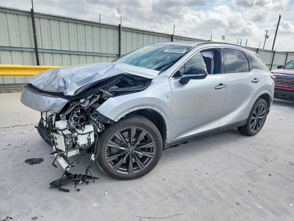 2024 Lexus Rx VIN 2T2BAMCA4RC059004 COPART salvage auction — FRONT END, Tx - Salvage Vehicle Title, sold $17,600 on 2026-07-10 (photo 1)