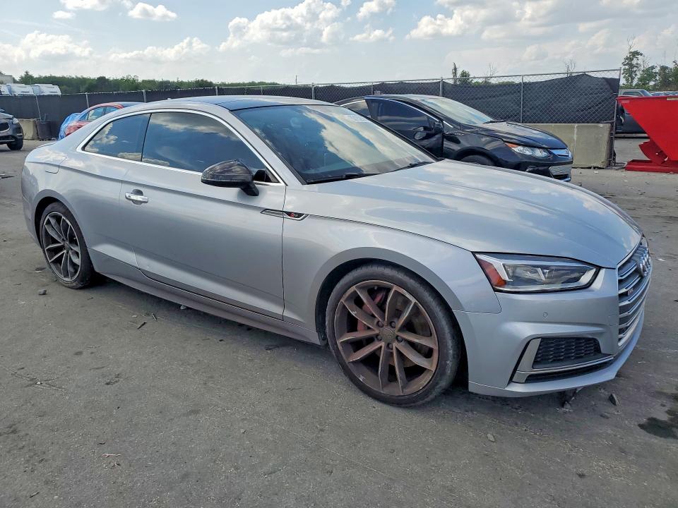 2018 Audi VIN WAUP4AF54JA017047 COPART salvage auction — MINOR DENT/SCRATCHES, In - Certificate Of Title (P), sold $10,900 on 2026-07-30 (photo 4)