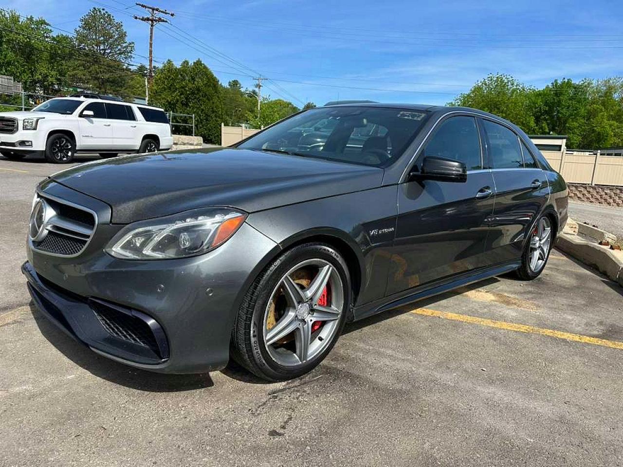 2014 Mercedes-Benz E-Class VIN WDDHF7GB6EA940456 — COPART salvage auction photo