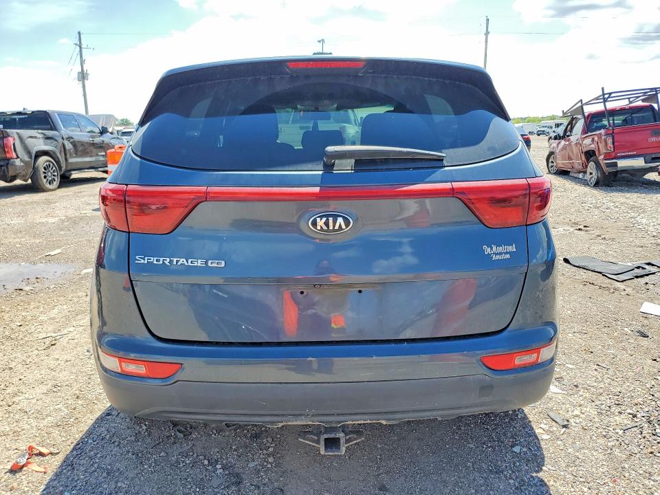 2017 Kia Sportage VIN KNDPM3AC9H7232306 COPART salvage auction — FRONT END, Tx - Salvage Vehicle Title, sold $1,800 on 2026-07-16 (photo 6)
