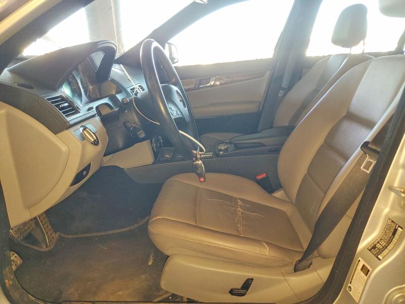 2008 Mercedes-benz C-klasse VIN WDDGF56X78F056059 COPART salvage auction — FRONT END, Ca - Salvage Certificate, sold $150 on 2026-07-13 (photo 7)