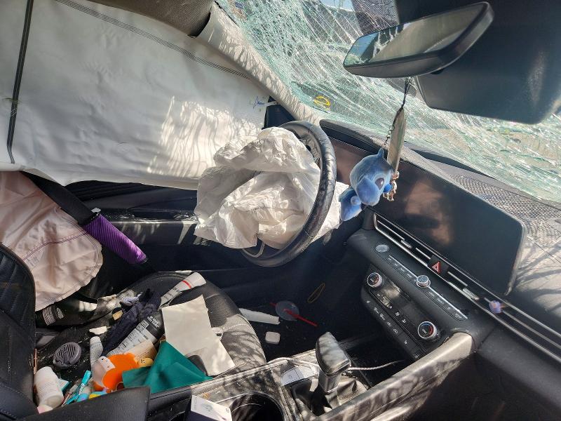 2022 Hyundai Elantra VIN KMHLP4AG7NU341533 COPART salvage auction — ROLLOVER, Sc - Non-Reb & Rem Salvage Title, sold $1,100 on 2026-07-15 (photo 7)