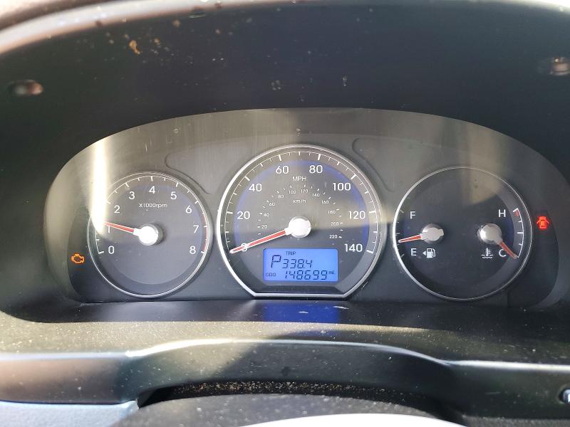 2011 Hyundai Santa fe VIN 5XYZGDAB7BG081599 COPART salvage auction — FRONT END, IL - SALVAGE CERTIFICATE, sold $1,100 on 2026-07-24 (photo 9)