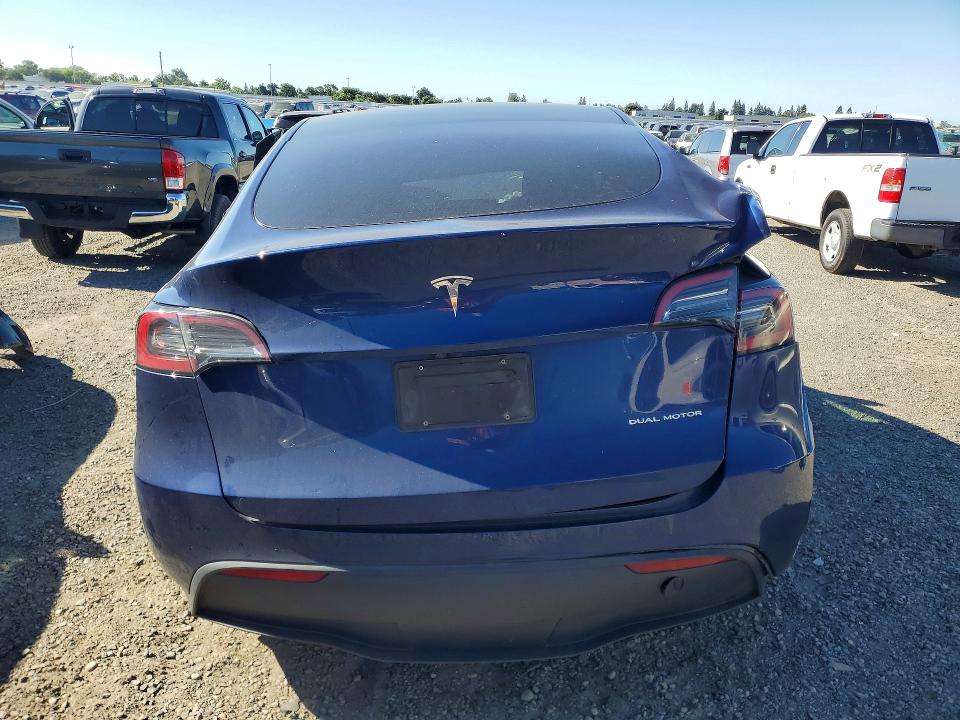 2024 Tesla Model y VIN 7SAYGDEE9RF983496 COPART salvage auction — FRONT END, Ca - Salvage Certificate, sold $2,550 on 2026-07-02 (photo 6)
