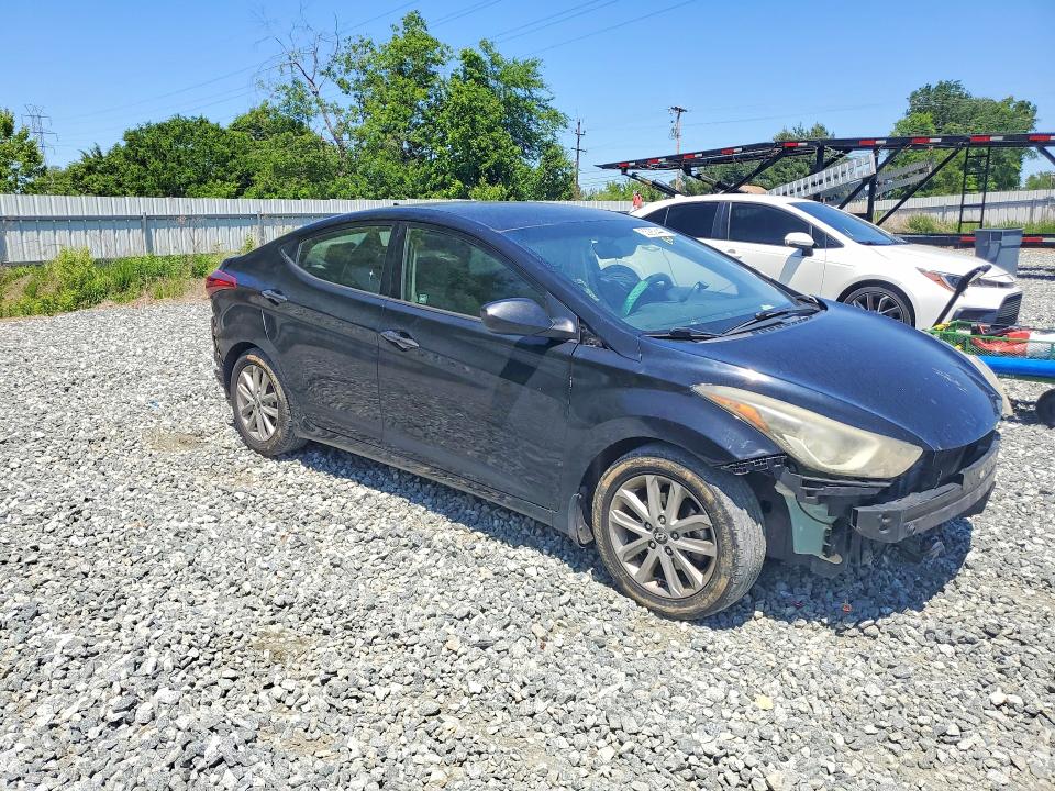 2016 Hyundai Elantra VIN KMHDH4AE5GU557951 COPART salvage auction — FRONT END, Nc - Salvage Certificate Of Title, sold $800 on 2026-07-08 (photo 4)