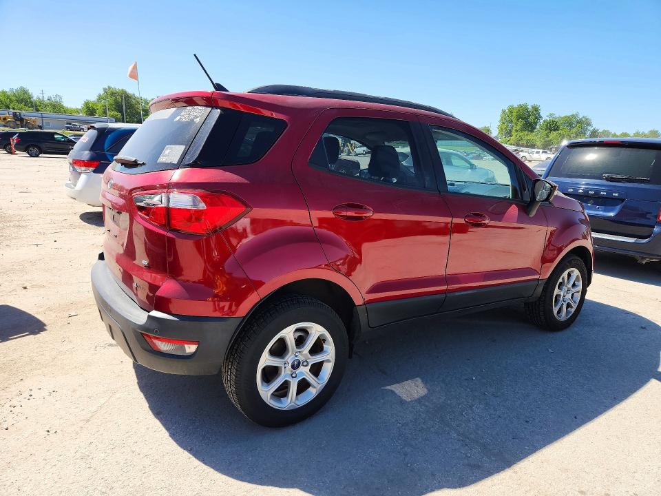 2018 Ford Ecosport VIN MAJ6P1UL8JC216491 COPART salvage auction — HAIL, Mo - Salvage Certificate Of Title, sold $2,200 on 2026-07-10 (photo 3)