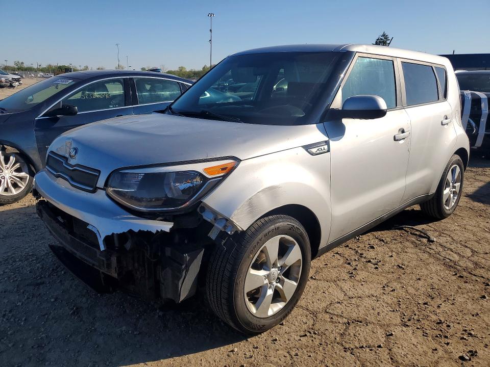 2017 Kia Soul VIN KNDJN2A28H7477005 COPART salvage auction — FRONT END, Id - Salvage Certificate Of Title, sold $325 on 2026-07-14 (photo 1)