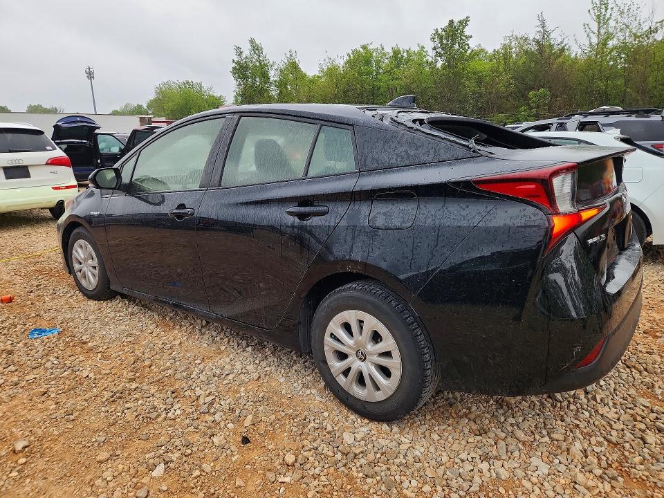 2021 Toyota Prius VIN JTDKAMFU3M3141110 COPART salvage auction — HAIL, Mo - Salvage Certificate Of Title, sold $1,650 on 2026-07-28 (photo 2)