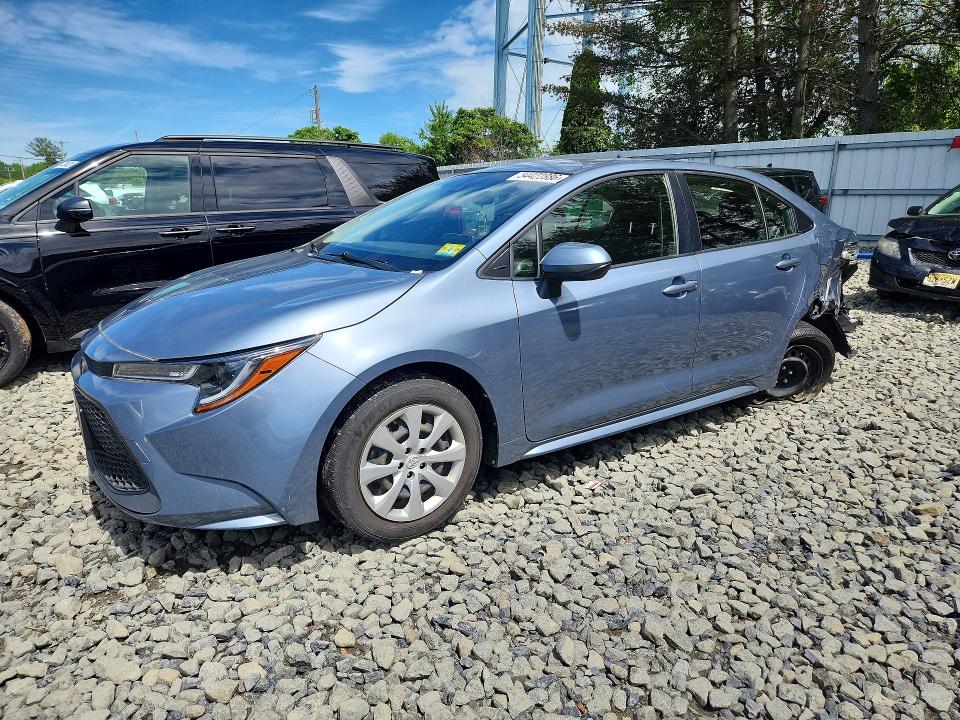 2021 Toyota Corolla VIN JTDEPMAE9MJ166908 COPART salvage auction — REAR END, Nj - Cert Of Title-Salvage, sold $4,200 on 2026-07-22 (photo 1)