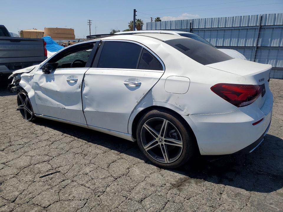 2022 Mercedes-benz A-class VIN W1K3G4EB4NJ325882 COPART salvage auction — FRONT END, CA - DIS/DLR/EXP ONLY CLEAN TITLE, sold $2,600 on 2026-07-02 (photo 2)
