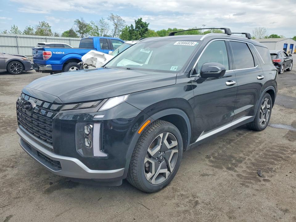 2023 Hyundai Palisade VIN KM8R4DGE8PU637110 COPART salvage auction — REAR END, NJ - CERT OF TITLE-SALVAGE, sold $10,800 on 2026-07-14 (photo 1)