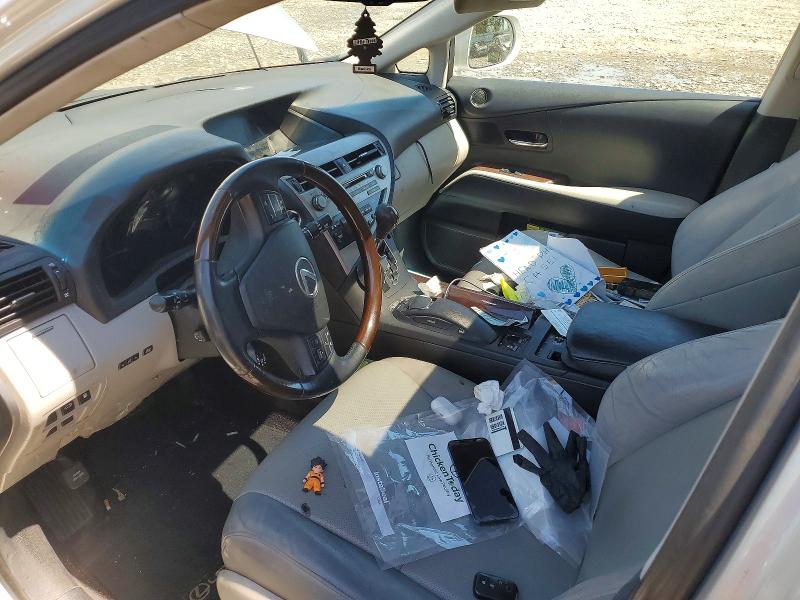 2012 Lexus Rx VIN JTJZB1BA5C2006363 COPART salvage auction — MINOR DENT/SCRATCHES, Nj - Cert Of Title-Salvage, sold $2,500 on 2026-07-08 (photo 8)