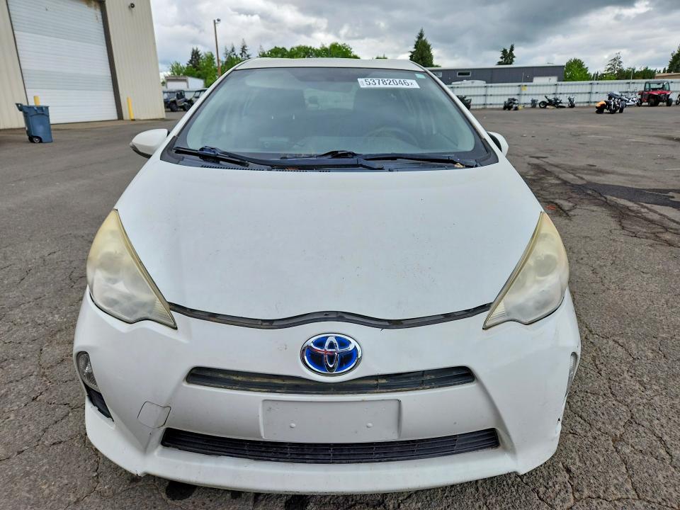 2013 Toyota Prius VIN JTDKDTB32D1050727 COPART salvage auction — FRONT END, Or - Certificate Of Title, sold $150 on 2026-07-20 (photo 5)