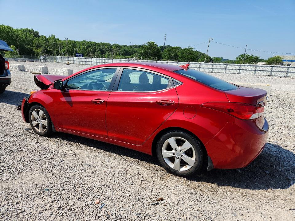 2013 Hyundai Elantra VIN KMHDH4AE8DU776673 COPART salvage auction — FRONT END, KY - CERT OF TITLE-SALVAGE, sold $600 on 2026-07-27 (photo 2)