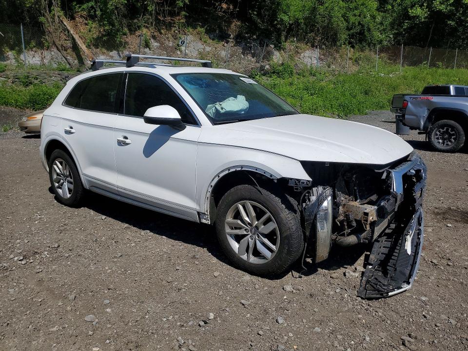 2020 Audi Q5 VIN WA1ANAFY2L2041807 COPART salvage auction — FRONT END, NY - MV-907A SALVAGE CERTIFICATE, sold $5,500 on 2026-07-02 (photo 4)