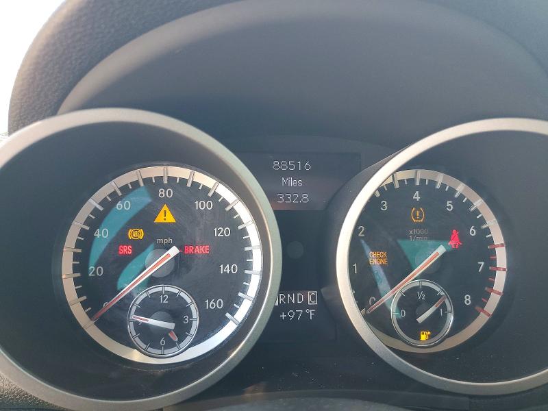 2010 Mercedes-benz Slk-klasse VIN WDBWK5EA3AF229725 COPART salvage auction — FRONT END, Ga - Cert Of Title-Salvage, sold $1,150 on 2026-07-13 (photo 9)