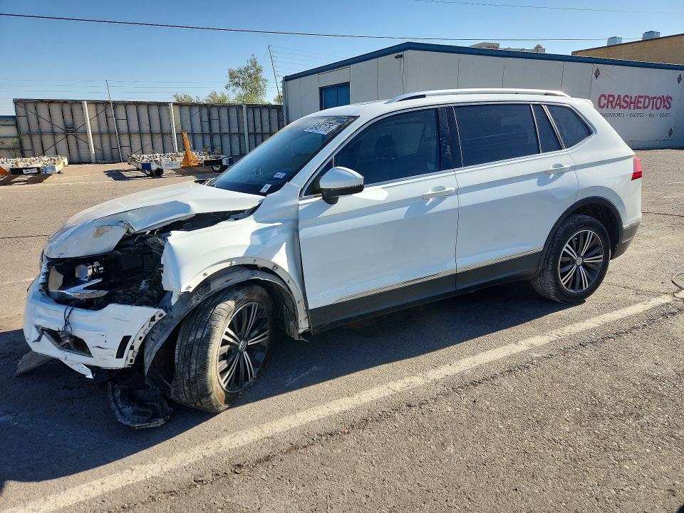 2018 Volkswagen Tiguan VIN 3VV3B7AX2JM161851 COPART salvage auction — FRONT END, Tx - Salvage Vehicle Title, sold $1,900 on 2026-08-07 (photo 1)
