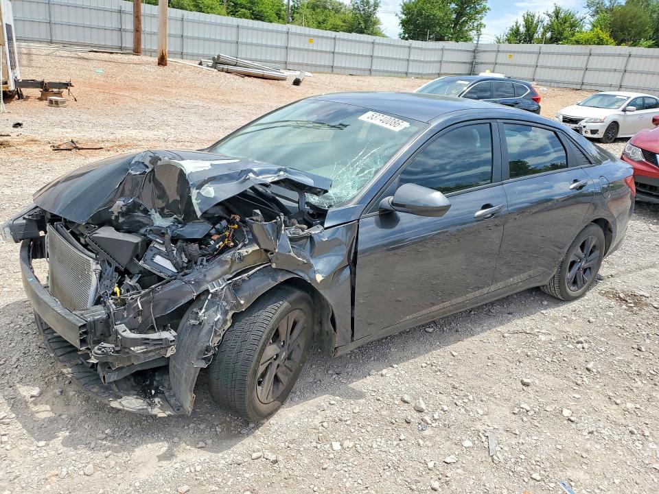 2021 Hyundai Elantra VIN 5NPLM4AG5MH004395 COPART salvage auction — FRONT END, Ok - Cert Of Title-Salvage, sold $1,600 on 2026-07-28 (photo 1)