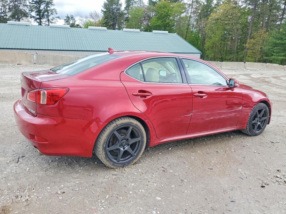 2012 Lexus Is VIN JTHBF5C27C5173182 COPART salvage auction — SIDE, Ma - Cert Of Title-Reconstrctd Coll, sold $1,050 on 2026-07-29 (photo 3)