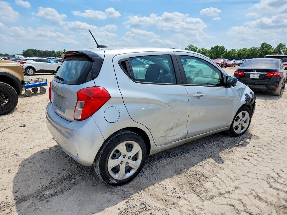 2020 Chevrolet Spark VIN KL8CB6SAXLC474954 COPART salvage auction — FRONT END, Tx - Salvage Vehicle Title, sold $2,650 on 2026-07-03 (photo 3)