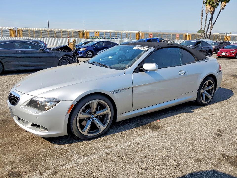 2008 BMW 6 series VIN WBAEB53548CX60072 COPART salvage auction — SIDE, Ca - Salvage Certificate, sold $2,100 on 2026-07-28 (photo 1)