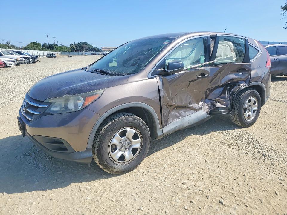 2014 Honda Cr-v VIN 2HKRM4H38EH662016 COPART salvage auction — ROLLOVER, Ca - Salvage Certificate, sold $1,350 on 2026-07-09 (photo 1)