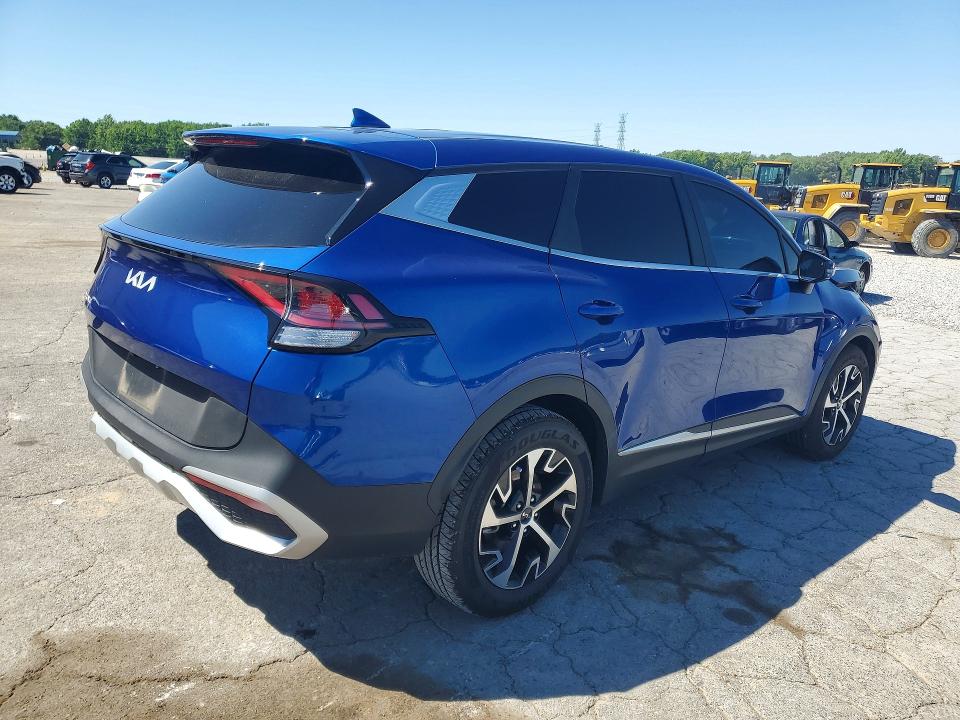 2023 Kia Sportage VIN 5XYK33AF4PG016436 COPART salvage auction — FRONT END, Tn - Salvage Certificate, sold $7,500 on 2026-07-09 (photo 3)