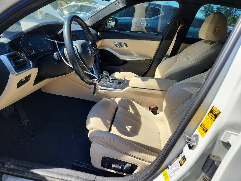 2019 BMW 3er VIN WBA5R1C50KFH02702 COPART salvage auction — FRONT END, Md - Cert Of Salvage > 75% Damage, sold $225 on 2026-07-21 (photo 7)