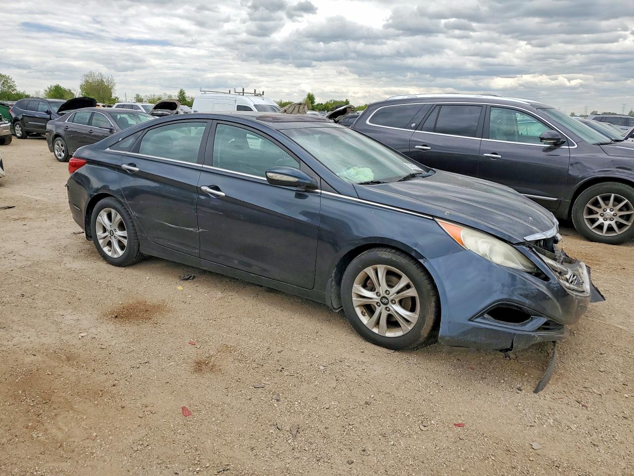 2011 Hyundai Sonata VIN 5NPEC4AC0BH110274 COPART salvage auction — Front End, IL - SALVAGE CERTIFICATE, sold $350 on 2026-07-02 (photo 4)